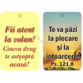 Set 3 Ornamente auto, Fii atent la volan - Te va pazi!